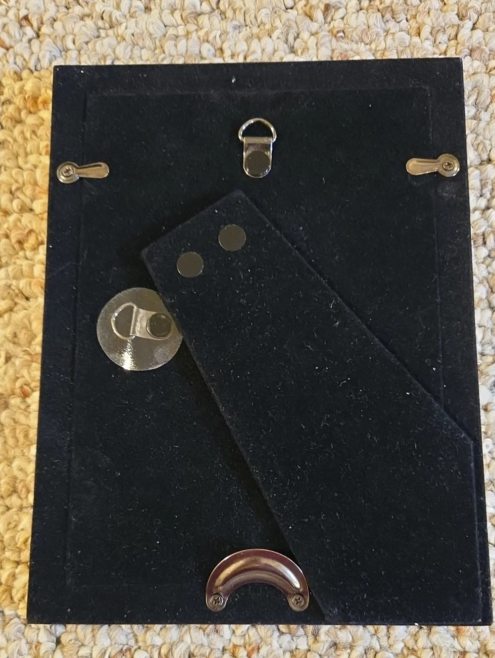 Brushed Brass & Silvertone Frame - 4.5